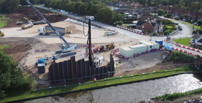 Branston Locks progress ahead of schedule as road reopens