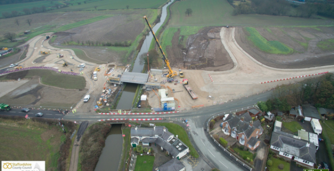 Rapid progress on Branston bridge paves the way for growth